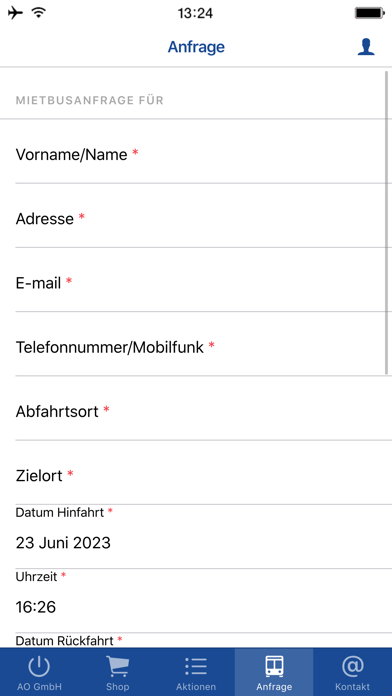 AO GmbH Screenshot