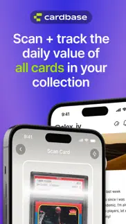 cardbase: sports cards scanner iphone screenshot 1