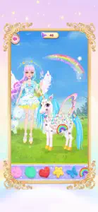 Princess unicorn dress up game screenshot #7 for iPhone