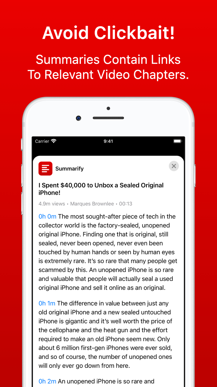 Summarify AI For YouTube