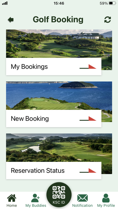 JCKSC Public Golf Course Screenshot