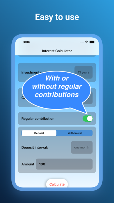 Interest Calculator $ Screenshot