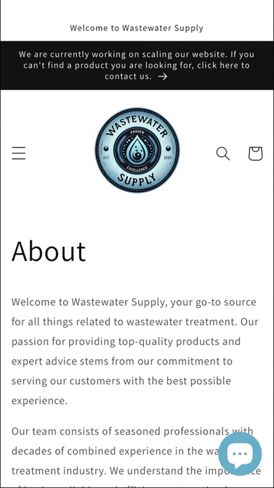 Wastewater Supply Screenshot