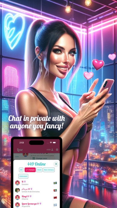 Kvitter Chat Rooms Screenshot