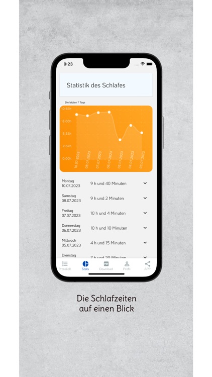 Babyschlaf Protokoll APP screenshot-4