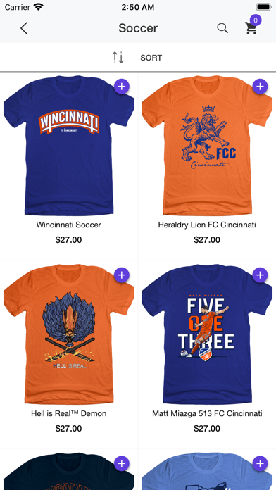 Cincy Shirts Screenshot