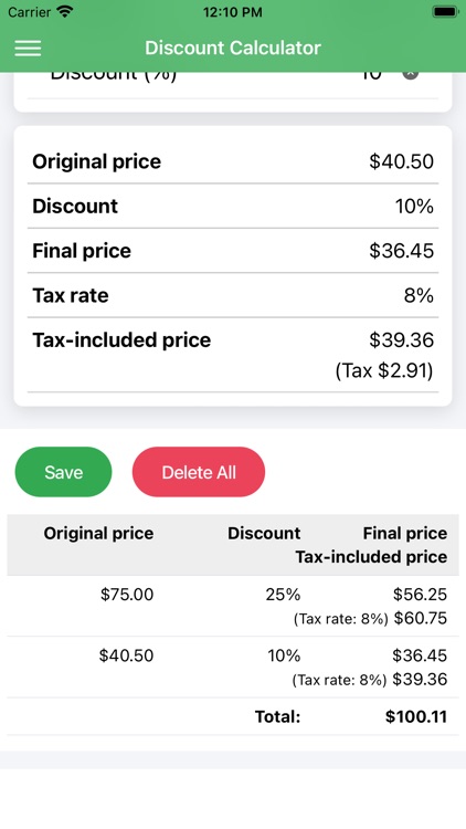 Simple Discount Calculator screenshot-4