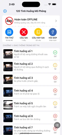 Game screenshot 120 Câu Mô Phỏng GPLX OFFLINE mod apk