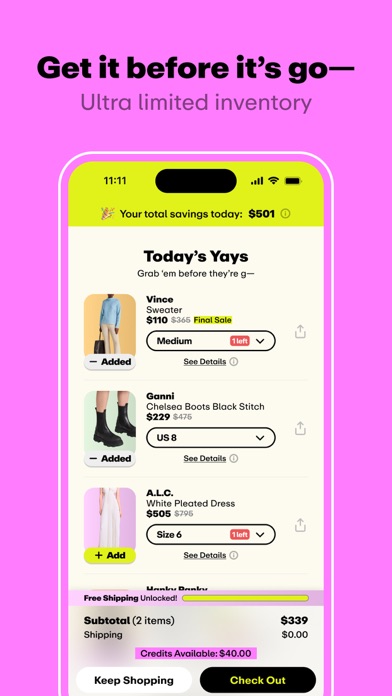Yaysay: Shop Daily Deals Screenshot