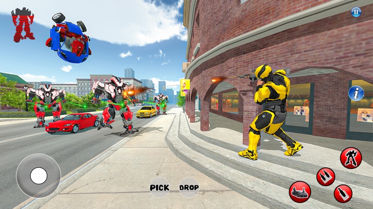 Robot Car War Transform Battle