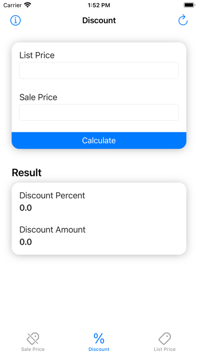 Discount Calculator - Percent Screenshot