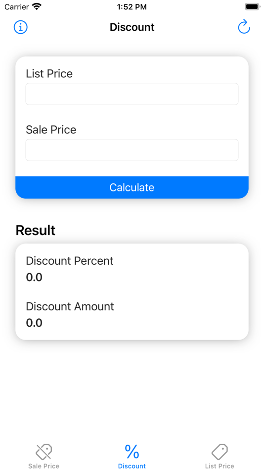 #2. Discount Calculator - Percent (iOS) 由: Phan Nhat Đang