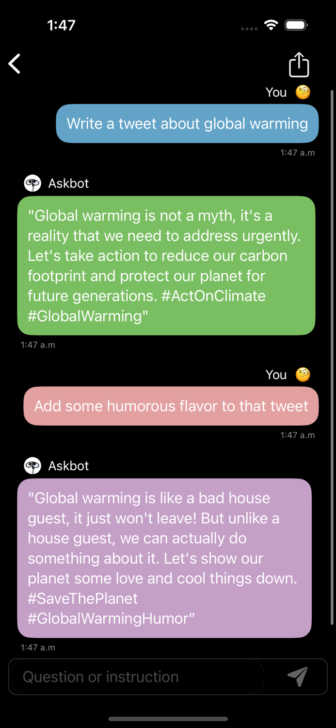 Askbot - Cutest Chatbot Yet