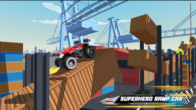 Superhero Mega Car Stunt Screenshot