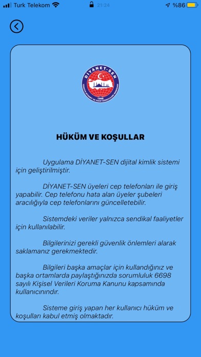 Diyanet Sen Dijital Kimlik Screenshot