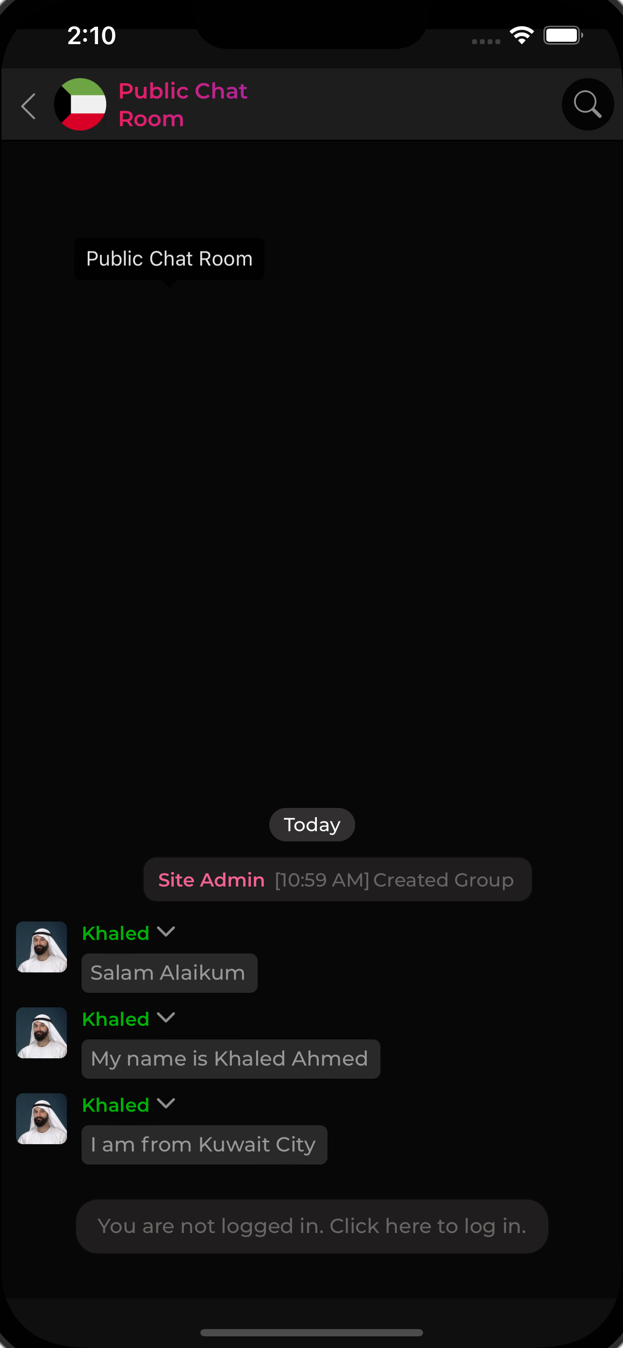 Kuwait Chat Room