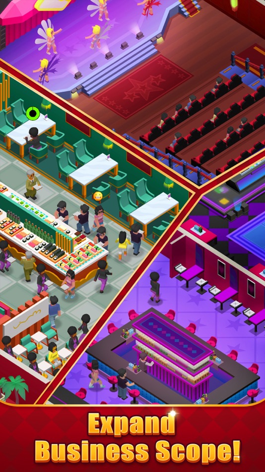 #5. Idle Vegas Resort - Tycoon (iOS) 来自: 肖见 陈