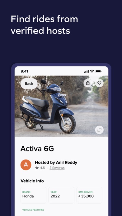 Rentop: Bike & Car Rentals Screenshot