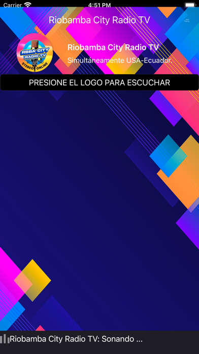 Riobamba City Radio TV Screenshot