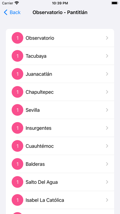 Red Transporte CDMX Screenshot