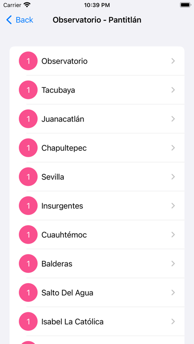 Red Transporte DF Screenshot