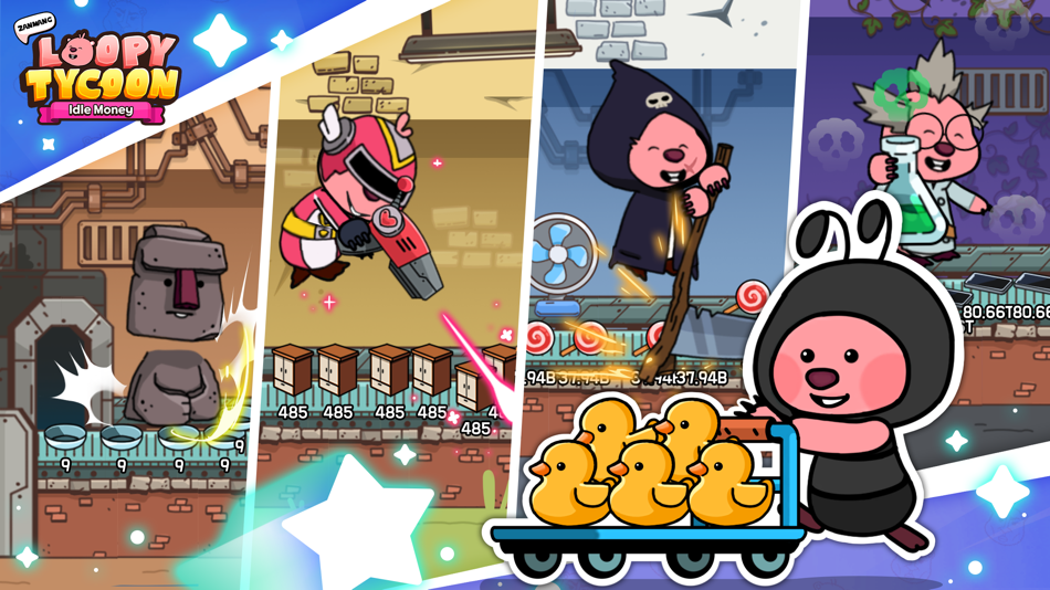 #4. Zanmang Loopy : Idle Tycoon (iOS) โดย: Gameberry Studio Inc
