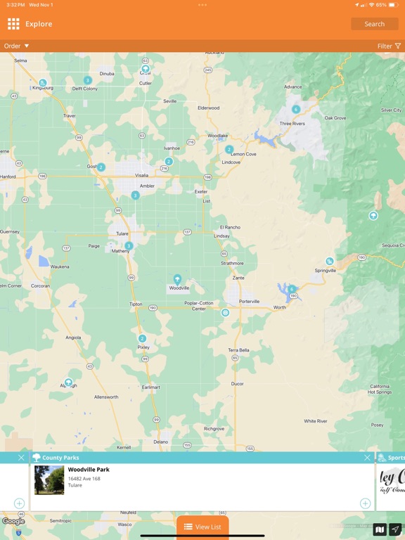Discover Tulare County iPad screenshot 3 - Travel app