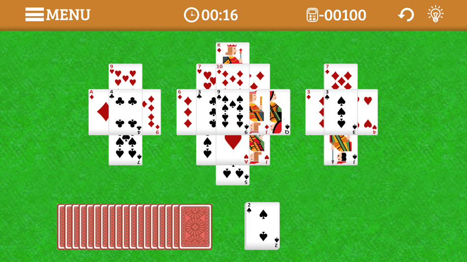 #7. Golf Solitaire Multiple (iOS) By: F Permadi