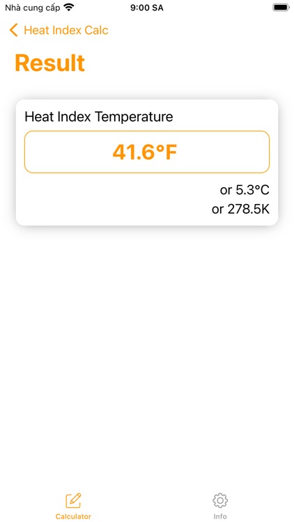 Heat Index Calculator - Calc by Dang Phan