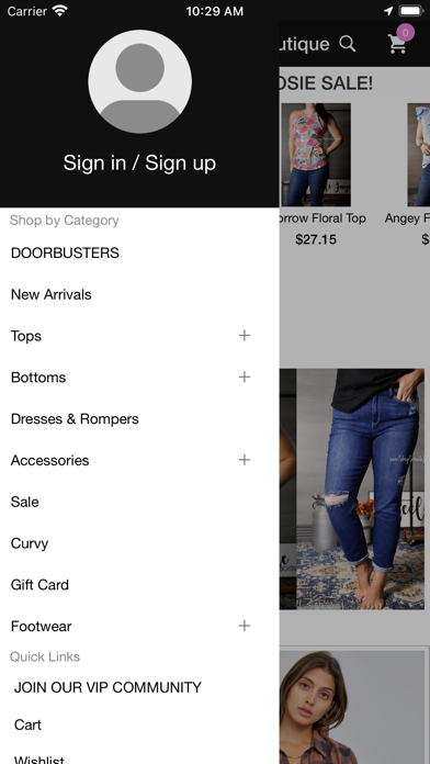Shop Steele Jayde Boutique Screenshot