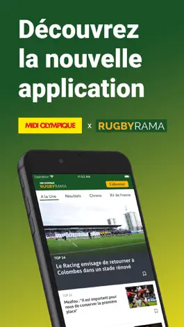 Game screenshot Rugbyrama - Midi Olympique mod apk