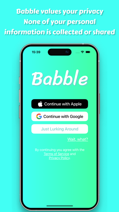 Babble - Chat with the World Screenshot