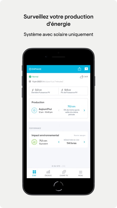 Screenshot #2 pour Enphase Enlighten