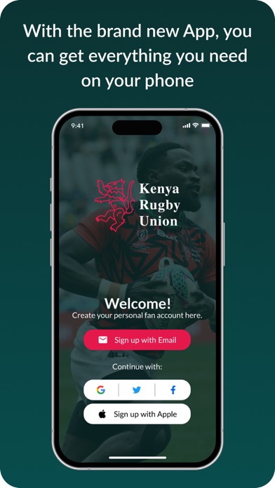 Kenya Rugby Union Screenshot