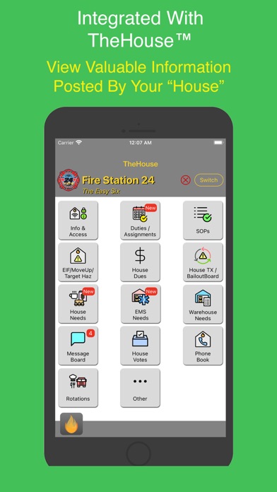 FireSync Shift Calendar Screenshot