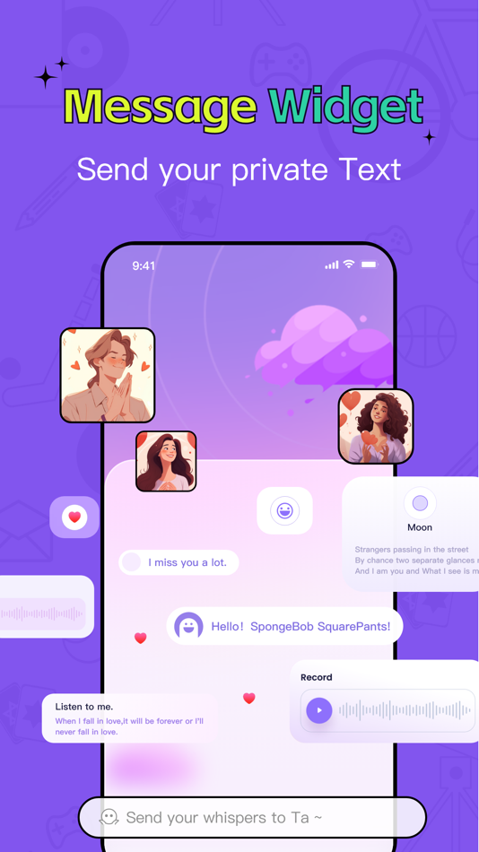 #2. WoWidget - Widget for friends (iOS) By: Guangdong Yingfan Technology Co., LTD