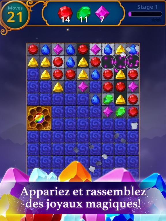 Screenshot #4 pour Jewels Magic: Mystery Match3