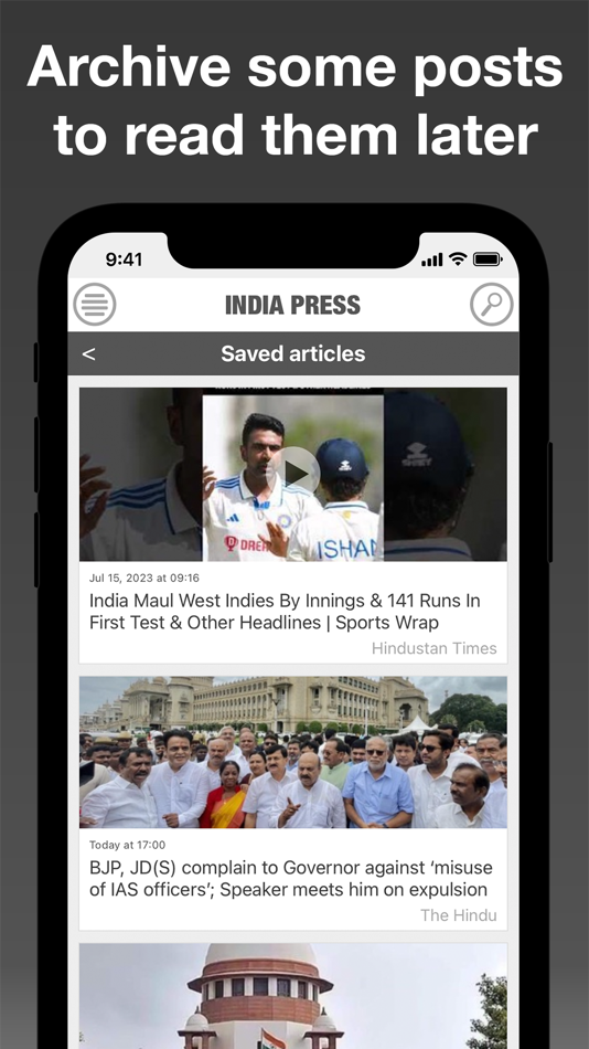 #5. India Press - इंडिया प्रेस (iOS) 由: Studio BabDreams