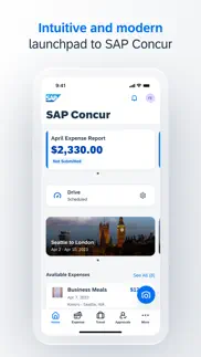 sap concur iphone screenshot 1