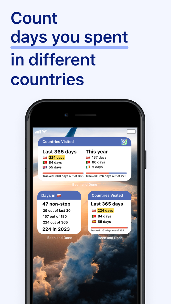 Been and Done Countries Log Map