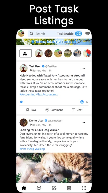 TaskEnable: Local Connect