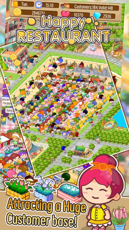 Happy Restaurant Sim screenshot-3