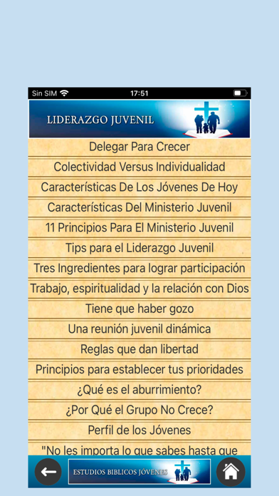 Estudios Bíblicos Jóvenes Screenshot