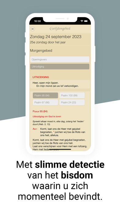 Getijdengebed Screenshot