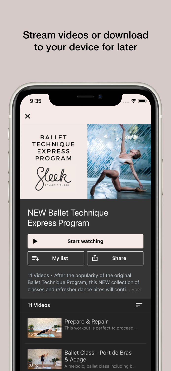 Sleek Ballet Fitness
