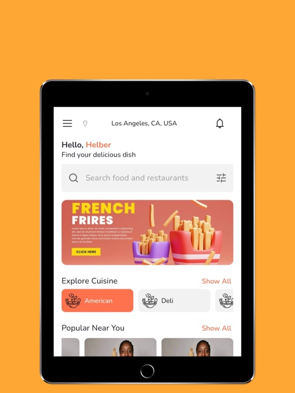 Savourly iPad screenshot 2 - Food & Drink app