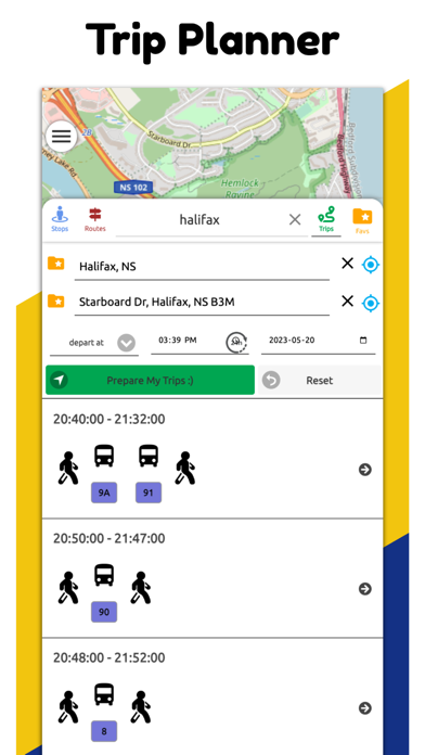 Halifax Transit RT Screenshot