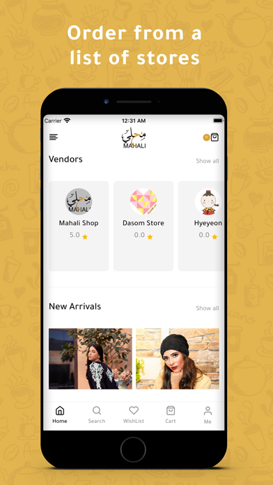 Mahali Store Screenshot