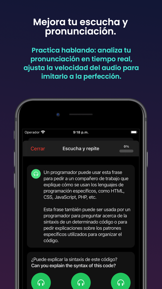 #5. EnglishOnly - Inglés para Devs (iOS) Által: Fluenn, Inc