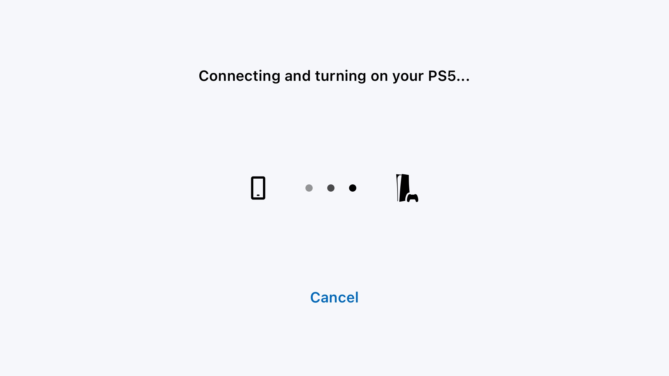 Screenshot do app PS Remote Play